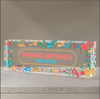 Personalized Name Plate for Desk, Custom Desk Name Plate, Acrylic Name Plate Office Desk Accessories, Personalized Office Gifts for Coworkers Teachers, Employee Appreciation Gifts (Teacher's Day)