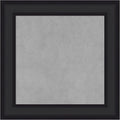 Amanti Art Black Framed Magnetic Board 21x21 Small Vision Board for use with Magnets, 100% Metal Sheet to Display Items as Office Decor or for Home Organization in mudroom, Kitchen or Kids Room
