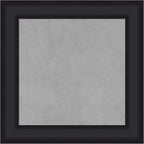 Amanti Art Black Framed Magnetic Board 21x21 Small Vision Board for use with Magnets, 100% Metal Sheet to Display Items as Office Decor or for Home Organization in mudroom, Kitchen or Kids Room