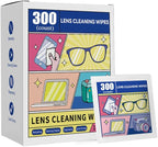 Pre-Moistened Lens Cleaning Wipes, Cleaning Wipes for Glasses, Computer & Laptops Screens, Smart Phones, Optical Lens, Goggles, and Watch Screen l Quick-Dry and Scratch-Free (Multicolor)