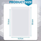 Outus Self Adhesive Shop Ticket Holders Clear Plastic Sleeves Adhesive Pockets Work Order Job Ticket Holders for Home Office Posting Signs(5 x 8 Inch,60 Pcs)