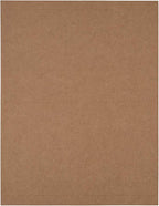 JAM PAPER Shipping Address Labels - 4 x 5 - Quarter Page/Extra Large - Brown Kraft - 120/Pack