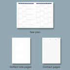 POPRUN Monthly Planner 2026-2027 (Large-8.25'' x 11.75''), 16 Months Calendar (Dec 2025-Mar 2027) Appointment Book with Stair Tabs, Inner Pockets, Pen Holder, PU Leather Softcover - Black