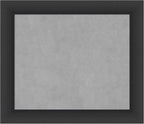 Amanti Art Black Framed Magnetic Board 25x29 Medium Vision Board for use with Magnets, 100% Metal Sheet to Display Items as Office Decor or for Home Organization in mudroom, Kitchen or Kids Room