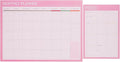 Didiseaon 2pcs Weekly and Monthly Schedule Notepad Undated Planner with Checklist for Work and Study Minimalist Paper Organizer for Goal Tracking and Habit Planning Candy Planning Pads