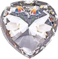SWTHONY 60mm Crystal Diamond Paperweight Heart Shaped Glass Gems Big Fake Diamonds for Women Desk Nail Background for Pictures Wedding Centerpiece Clear
