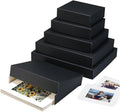 Lineco, Museum Archival Drop-Front Storage Box, Acid-Free with Metal Edges, 9 X 11 3 inches, Preserve Photos Documents Prints and Old Paper, Black