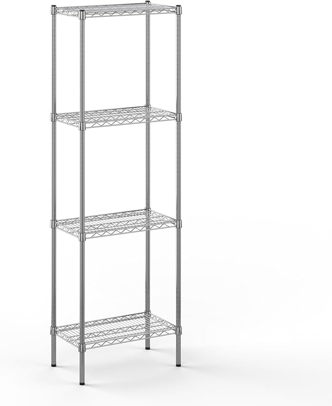 Regal Altair 14" Deep x 24" Wide x 74" Height Wire Shelving Kit | 4-Tier | NSF Commercial Storage Rack Unit