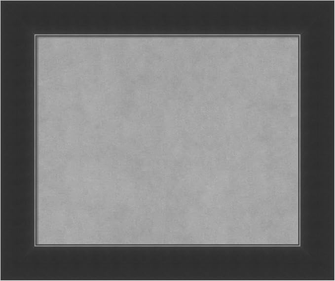 Amanti Art Black Framed Magnetic Board 21x25 Small Vision Board for use with Magnets, 100% Metal Sheet to Display Items as Office Decor or for Home Organization in mudroom, Kitchen or Kids Room