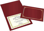 Geographics 45333 Certificate/Document Cover, 12 1/2 x 9 3/4, Burgundy (Pack of 6)