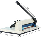 Heavy Duty Paper Cutter 12", Guillotine A4 Paper Cutter, 400 Sheets Capacity Paper Trimmer, Double Safety Protection Durable HSS Blade for Cutting Paper