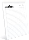To Do List Notepad A5 Size (8.3"X5.8") Daily To Do List Planner, Productivity Planner, Stylish Design, Quality Thick Paper, Hardcover, Undated, Ruled Pages, Checkboxes, Deadline Column, Date Section.