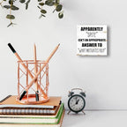 Office Wooden Box Sign Spite Isn't An Appropriate Answer 5x5x1 INCH Sign, Emotional Intelligence Decor, Workplace Harmony Wall Art