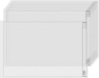 Gilprop 10 Sheets Architectural Vellum Paper 18" x 24" Drafting Vellum Tracing Sheets White Translucent Drafting Paper Rag with Border and Title Block for Drawing Sketching Architecture Building