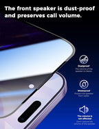 MAGIC JOHN 2 Pack for iPhone 17 6.3 inch Privacy Glass Screen Protector, Auto Dust-Elimination, Bubble Free, Easy Installation