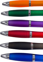 HEYZARDA Personalized Pens with Name Custom Text Logo Retractable Customized Ballpoint Pens for Church Office Business 100 Pcs, Green