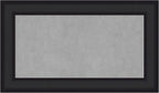 Amanti Art Black Framed Magnetic Board 17x29 Small Vision Board for use with Magnets, 100% Metal Sheet to Display Items as Office Decor or for Home Organization in mudroom, Kitchen or Kids Room