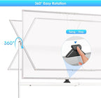 maxtek Rolling Whiteboard, 48x48 Large Magnetic White Board with Stands, Big Double-Sided White Board Dry Erase on Wheels for Homeschool, Home Office, Office, School