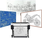 Limited Papers Print Paper | Enhance Your CAD Printing Workflow with 11" x 500' Limited Papers CAD Bond Rolls (4 Rolls/Pack, 3" Core), Ideal for Architects and Engineers,