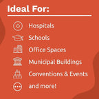 Threshold Visitor Badge Sign-in Book (500 Badges) | Name Tag Stickers | Hospital, Office, & Secretary Supplies | School Visitor Passes | Visiting Tag for Hospital | Visitor Badges