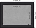 Amanti Art Black Framed Magnetic Board 23x29 Medium Vision Board for use with Magnets, 100% Metal Sheet to Display Items as Office Decor or for Home Organization in mudroom, Kitchen or Kids Room