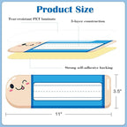 PETCEE Desk Name Plates for Classroom - 36Pcs Personalized Student Desk Name Tags Stickers for Kids Self Adhesive Names Labels for Kindergarten Preschool Elementary Back to School Teach Supplies