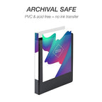 Samsill 1 Inch 3 Ring Binder, Made in USA, Economy Round Ring, Clear View Cover, 200 Sheet Capacity - for School, Home, Office - Charcoal Black