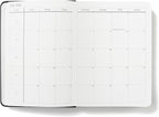 Wykeham's Executive 2026 Daily Journal Planner – US Public Holidays & Format – Customization Available (Personalized Black, 6"×4.5")