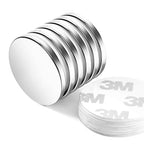 Neosmuk Rare Earth Magnets, Super Strong Magnet Heavy Duty for Craft, Neodymium Magnets with Adhesive Backing for Board, Thin Powerful Large and Industrial Magnets Stick for Cabinet, Refrigerator