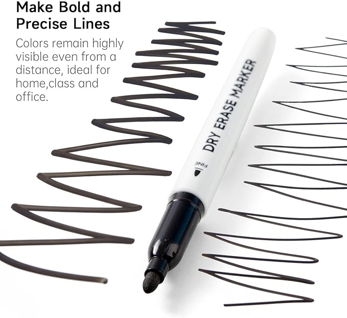 Black Dry Erase Markers - Set of 60