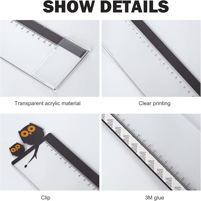 Office Desk Accessories 2pcs Multifunction Computer Monitor Memo Board - Transparent Computer Side Panel Memo Creative Monitor Side Panel Suitable for Office Home Desktop