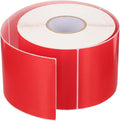 PATIKIL 3 x 5 Inch Rectangle Inventory Color Coding Labels 1 Roll, Square Self-Adhesive Inventory Label Stickers for Office Home Organization Name Tags, 500 Per Roll, Burgundy