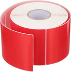 PATIKIL 3 x 5 Inch Rectangle Inventory Color Coding Labels 1 Roll, Square Self-Adhesive Inventory Label Stickers for Office Home Organization Name Tags, 500 Per Roll, Burgundy