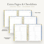 Day Designer 2026 Weekly Planner – Premium Planner for Stylish Organization. Combines Weekly & Monthly Calendars, Daily Schedule, Notes Pages, Goal Setting, Stickers, Pocket & More. Elegant Laminated Cover with Gold Accents (Lorelei Design - 2026)