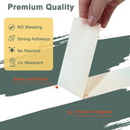 EFOK 10 Pack Masking Tape 2 Inch Wide Bulk, 2026 Upgrade White Painters Tape Anti-UV General Purpose, 1.88 Inch × 55 Yards Total 550 Yards