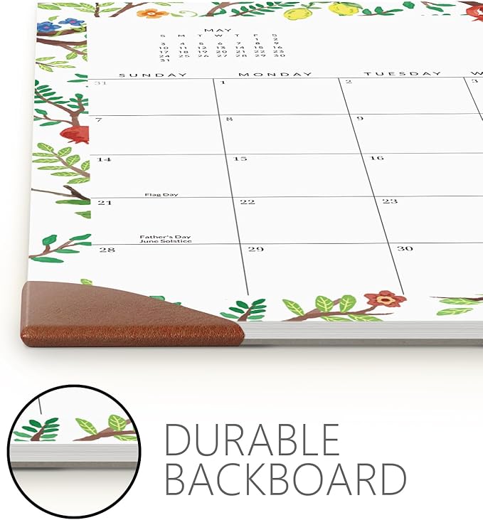 Jotsome Desk Calendar 2026-2027 with Protective Pad, Desktop Calendar Pad from January 2026 to June 2027 14x10.5 inch, for Home Office and School, Easy Planning