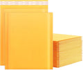 skardeco Kraft Bubble Mailers 8.5x11inch 50Pack Yellow Self-Seal Padded Envelopes Bubble Opaque Padded Mailers Shipping Bags for Small Businesses to Package and Mail Jewelry, Electronic Products