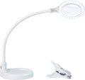 Brightech LightView Pro Flex 2 in 1 Magnifying Desk Lamp, 1.75x Light Magnifier, Adjustable Gooseneck Magnifying Glass with Light for Crafts, Reading, Close Work