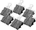 Ufmarine Medium Binder Clips 1.25 inch Length, (40 Pcs) Medium Paper Clips for Office