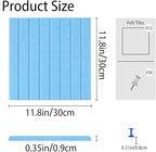 Cork Boards for Walls 48" x 36" Felt Board Alternative, 12 Pack Felt Wall Tiles Bulletin Board, Large Cork Board for Office Pin Board Tack Board Cork Boards
