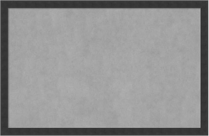 Amanti Art Black Framed Magnetic Board 22x34 Large Vision Board for use with Magnets, 100% Metal Sheet to Display Items as Office Decor or for Home Organization in mudroom, Kitchen or Kids Room