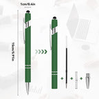 WYPAS Bulk Custom Pens - Personalized with Name, Engraved Text/Logo - Stylus Tip, Black Ink - Options for Corporate Gatherings, Events & Promotions (Red)