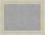 Amanti Art Silver Framed Magnetic Board 23x29 Medium Vision Board for use with Magnets, 100% Metal Sheet to Display Items as Office Decor or for Home Organization in mudroom, Kitchen or Kids Room
