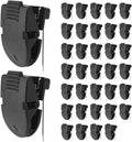 DIICCYO 36 Pcs Cubicle Clips for Fabric Panel Cubicle Accessories, Plastic Cubicle Hooks Pins Fabric Partition Panel Wall Clip, Fabric Partition Hooks for Hanging Photos Notes Memos Organization Decor