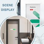 Do Not Disturb Sign, Privacy Door Status, Please Knock Sign for Home Office Restroom Conference Hospital Hospital, Non-Scratch Magnetic Slider Door Indicator Signs, 7'' x 1.5'' - Stainless Steel