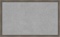 Amanti Art Grey Framed Magnetic Board 26x42 Large Vision Board for use with Magnets, 100% Metal Sheet to Display Items as Office Decor or for Home Organization in mudroom, Kitchen or Kids Room