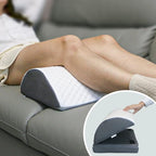 BlissfulNest Foot Rest Pillow for Under Desk at Work Office Footrest High Density Memory Foam Cooling Fabric Height Adjustable Foot Elevation Firm Feet Rest