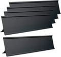 5 Pack 2" x 10" Aluminum Desk Name Plate Holders,Office Business Desk Sign Holder for Meeting Room or Other Business Event (Black)
