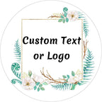 JOVELLO Personalized Custom Stickers - 60-1000 PCS Circle Custom Labels for Business, Logo, Office, Parties, etc (Labels Stickers-14)