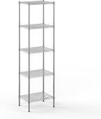 Regal Altair 18" Deep x 24" Wide x 86" Height Wire Shelving Kit | 5-Tier | NSF Commercial Storage Rack Unit